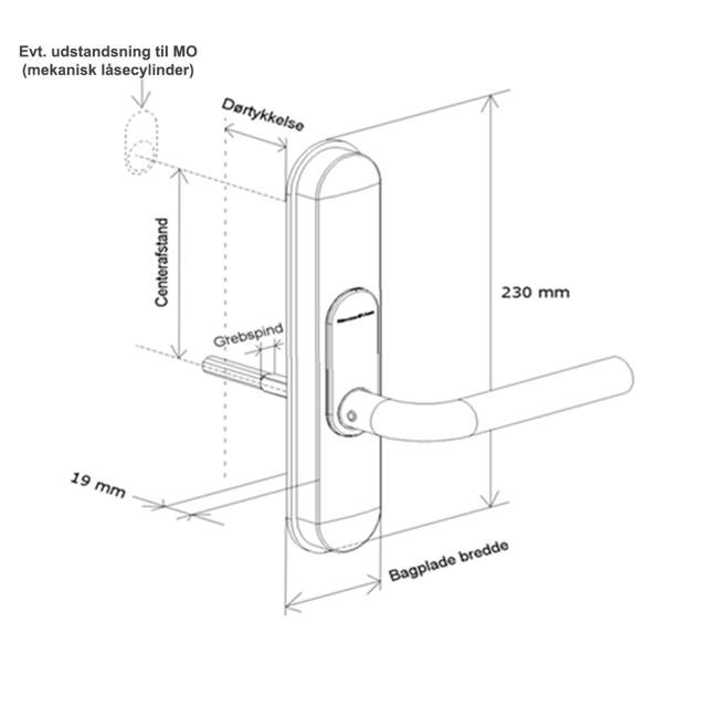 SI - Smart Handle - 69-94mm (large)